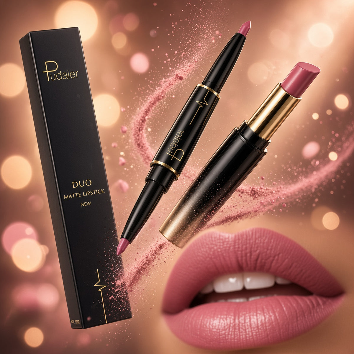 2-in-1 Matte Lipstick & Lip Liner