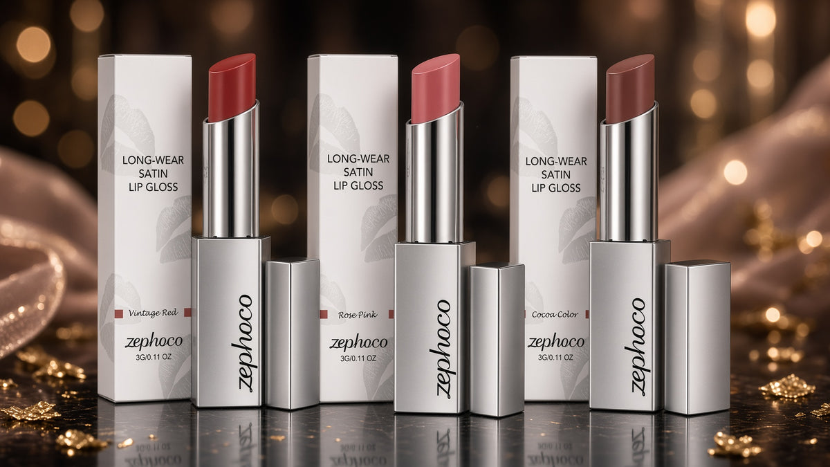 Long-Wear Satin Lip Gloss | Soft Color-Lock Shine