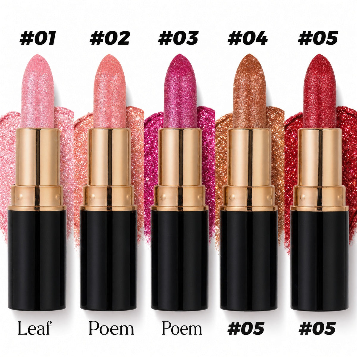 Glitter Pearl Lipstick — Moisturizing Shimmer Lip Lacquer