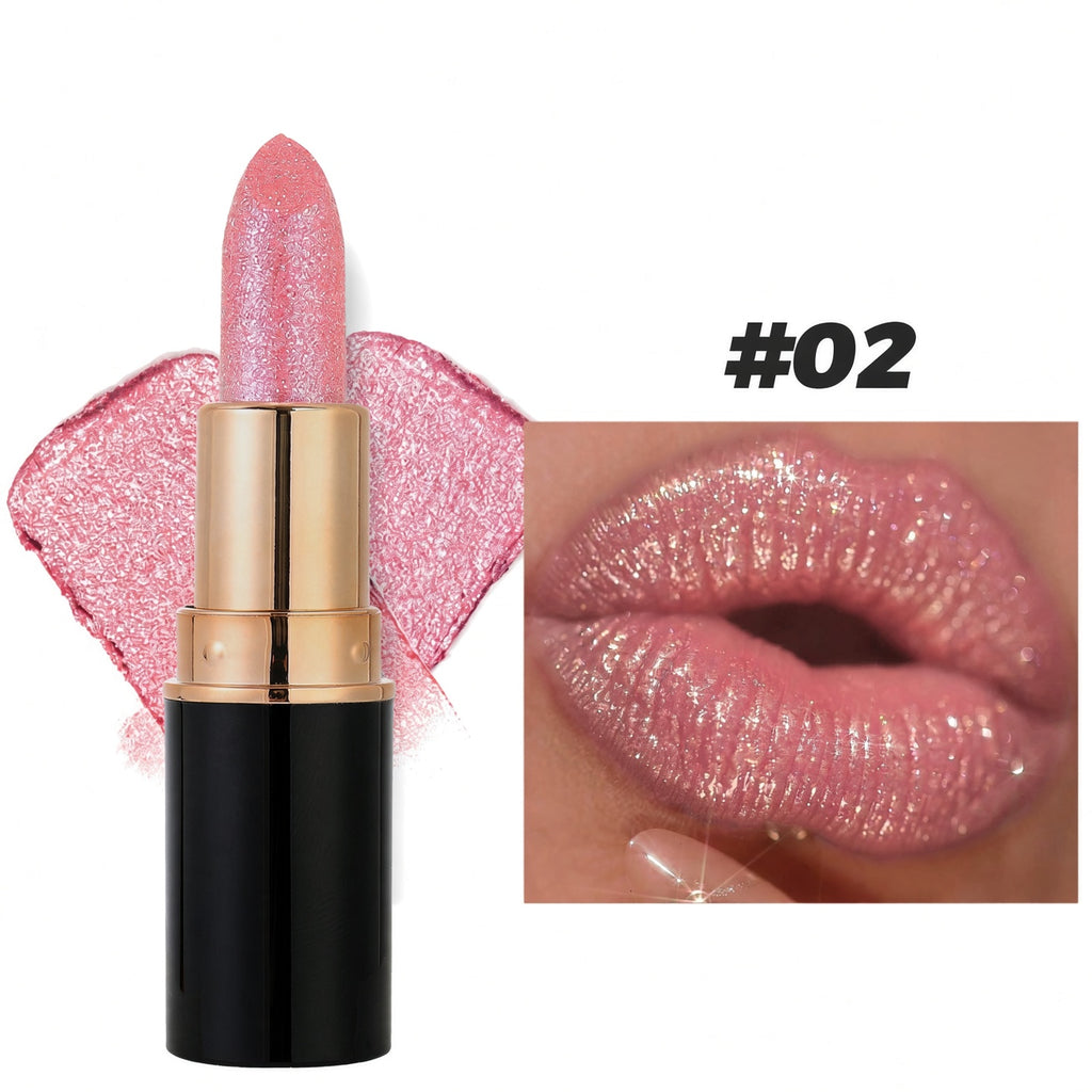Glitter Pearl Lipstick — Moisturizing Shimmer Lip Lacquer
