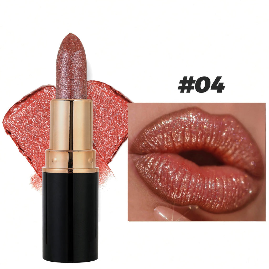 Glitter Pearl Lipstick — Moisturizing Shimmer Lip Lacquer