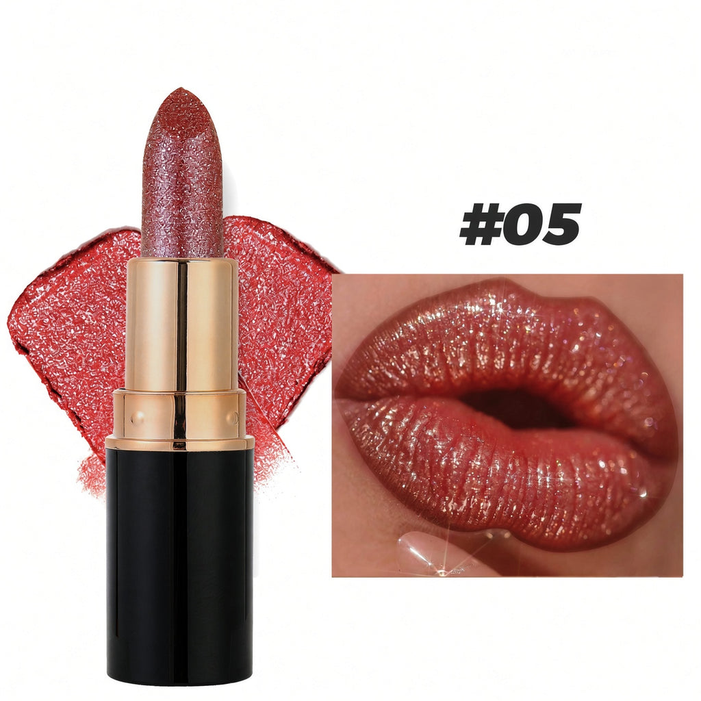 Glitter Pearl Lipstick — Moisturizing Shimmer Lip Lacquer