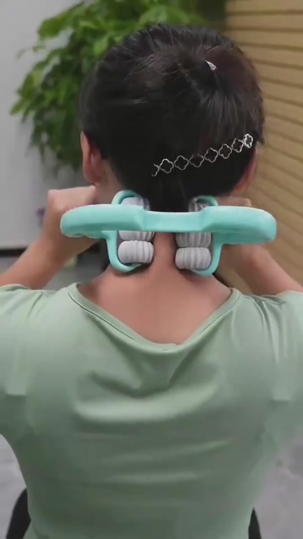 6-Wheel Neck Massager Roller | Tension Relief Tool